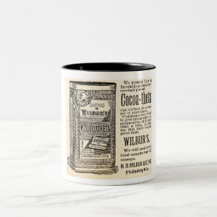 1886 AD VOOR CACAO-THETA CHOCOLADE TWEEKLEURIGE KOFFIEMOK