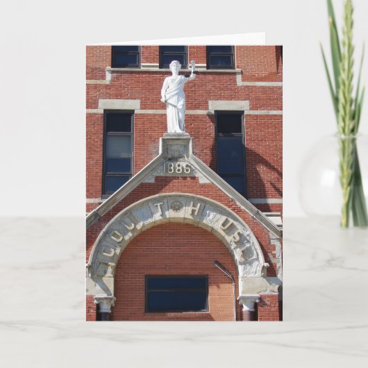 1886 Court House Kaart (Voorkant)