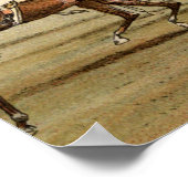 1886 Steeplechase Horse Racing Print (Hoek)