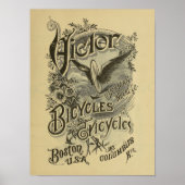 1886 Victor Bicycle Magazine en Art Poster (Voorkant)