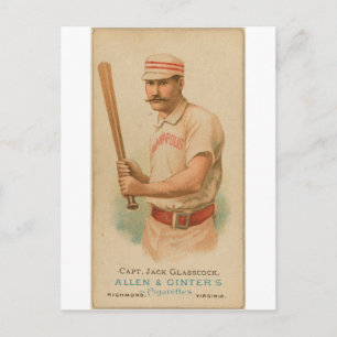 1887 Capt. Jack Glasscock Briefkaart