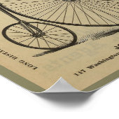 1887  fietsenmagazijn en kunstwerk Poster (Hoek)