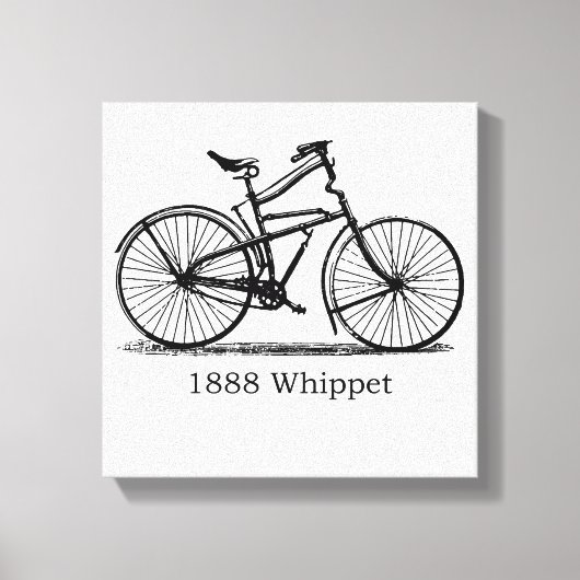 1888 Whippet Canvas Afdruk (Voorkant)