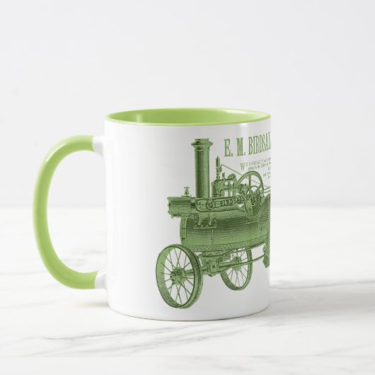 1889 Boerderij van de Steamtractietrager van Birds Mok (Links)