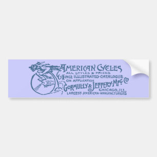 1890 Amerikaanse cycli Bumpersticker