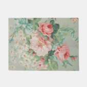 1890 Britse Stof Rozen & Daisies Deurmat (Voorkant)