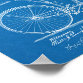 1890  brochure met wielremdesign — Kunstafdrukken Poster (Hoek)