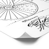 1890 brochure over fietspatroon — Kunstafdrukken Poster (Hoek)