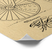 1890 brochure over fietspatroon — Kunstafdrukken Poster (Hoek)