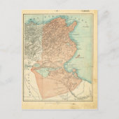 1890, Carte de la province de Tunisie (Devant)