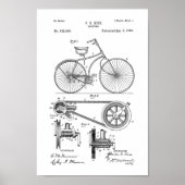 1890 fietspatafdruk poster (Voorkant)