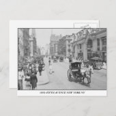 1890 Fifth Avenue New York  foto Briefkaart (Voorkant / Achterkant)