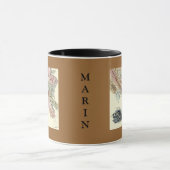  1890 Kaart van Marin County Mok (Midden)