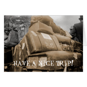 1890 Reisbagage op Wagon Trip Teamster Foto