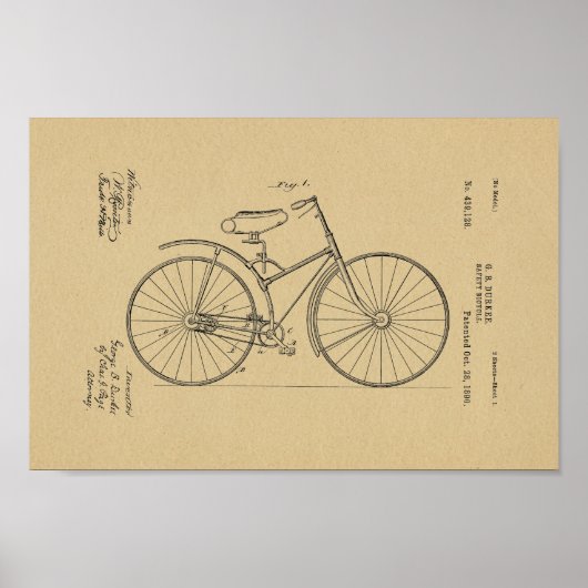 1890 -veiligheidspatroon — Kunstafdrukken voor fie Poster (Voorkant)