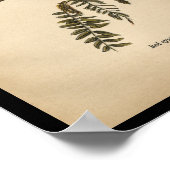 1890 Vogelafdrukken Rood-ogen Vireo Poster (Hoek)