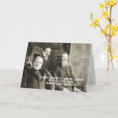 1890'S FOTO PATHETISCH ZEE MENSEN KAART (Gele Bloem)