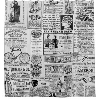 1890's Newspaper advertenties Victoriaans verkoop  Douchegordijn