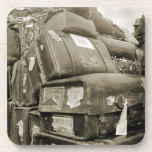 1890's REISLUGAGE-TEAMSTER WAGON SUITCASE Bier Onderzetter