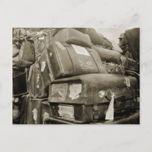 1890's REISLUGAGE-TEAMSTER WAGON SUITCASE Briefkaart