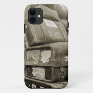 1890's REISLUGAGE-TEAMSTER WAGON SUITCASE iPhone 11 Hoesje