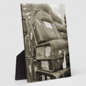 1890's REISLUGAGE-TEAMSTER WAGON SUITCASE Fotoplaat (Zijkant)
