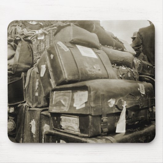 1890's REISLUGAGE-TEAMSTER WAGON SUITCASE Muismat (Voorkant)