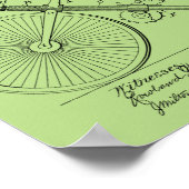 1891  multifunctionele vormgeving voor fietspatron poster (Hoek)