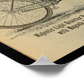 1893  fietsenmagazijn en kunstwerk Poster (Hoek)