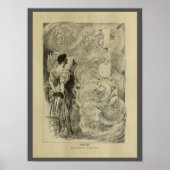 1893 fietsenmagazijn en kunstwerk Poster (Voorkant)