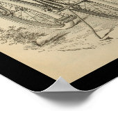 1893  fietsenmagazijn en kunstwerk Poster (Hoek)