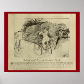 1893 fietsenmagazijn en kunstwerk Poster (Voorkant)