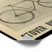 1893  fietsenmagazijn en kunstwerk Poster (Hoek)