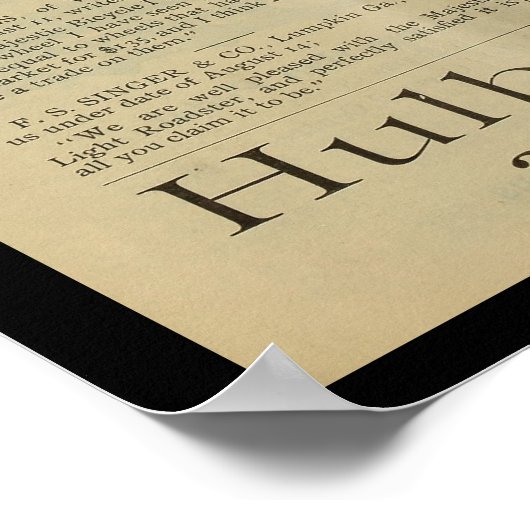 1893 fietsenmagazijn en kunstwerk Poster (Hoek)