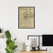 1893 fietsenmagazijn en kunstwerk Poster (Thuiskantoor)