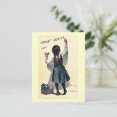 1893 Frans chocolade en Poster Briefkaart (Staand voorkant)