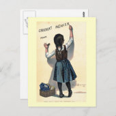 1893 Frans chocolade en Poster Briefkaart (Voorkant / Achterkant)