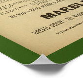 1893  monboogfietsen en kunstwerk Poster (Hoek)