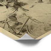 1894  Gentleman-fiets en kunstdrukken Poster (Hoek)