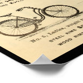 1894 Majestic Light Roadsters Bicycle Ad Poster (Coin)