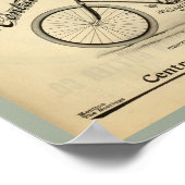 1894 Poster d'art sur les vélos et les vélos du cy (Coin)