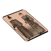 1895 Afdrukdamesjas en -jurk Magneet (Rechterzijde)