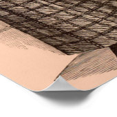 1895 Afdrukdamesjas en -jurk Poster (Hoek)