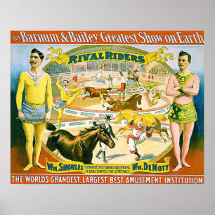 1895 ~ Circus Poster. Poster