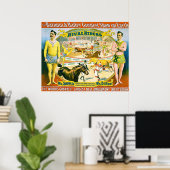 1895 ~  Circus Poster. Poster (Thuiskantoor)