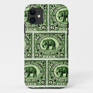 1895 de Indische Prinselijke Olifant van Staten iPhone 11 Hoesje