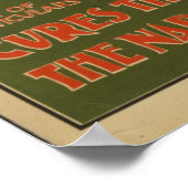 1895 Narcoti-remedie Poster (Hoek)