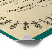 1896 fietsen en kunstwerken, Poster (Hoek)