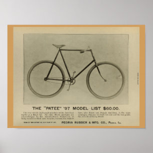 1896  fietsenmagazijn en kunstwerk Poster