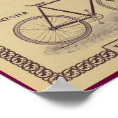 1896  fietsenmagazijn en kunstwerk Poster (Hoek)